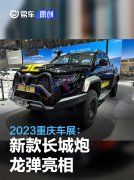 2023重庆车展：新款长城炮龙弹亮相